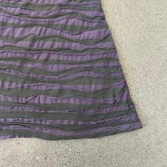 Free People Purple & Grey Striped Bodycon Mini Dress - Picture 3 of 5